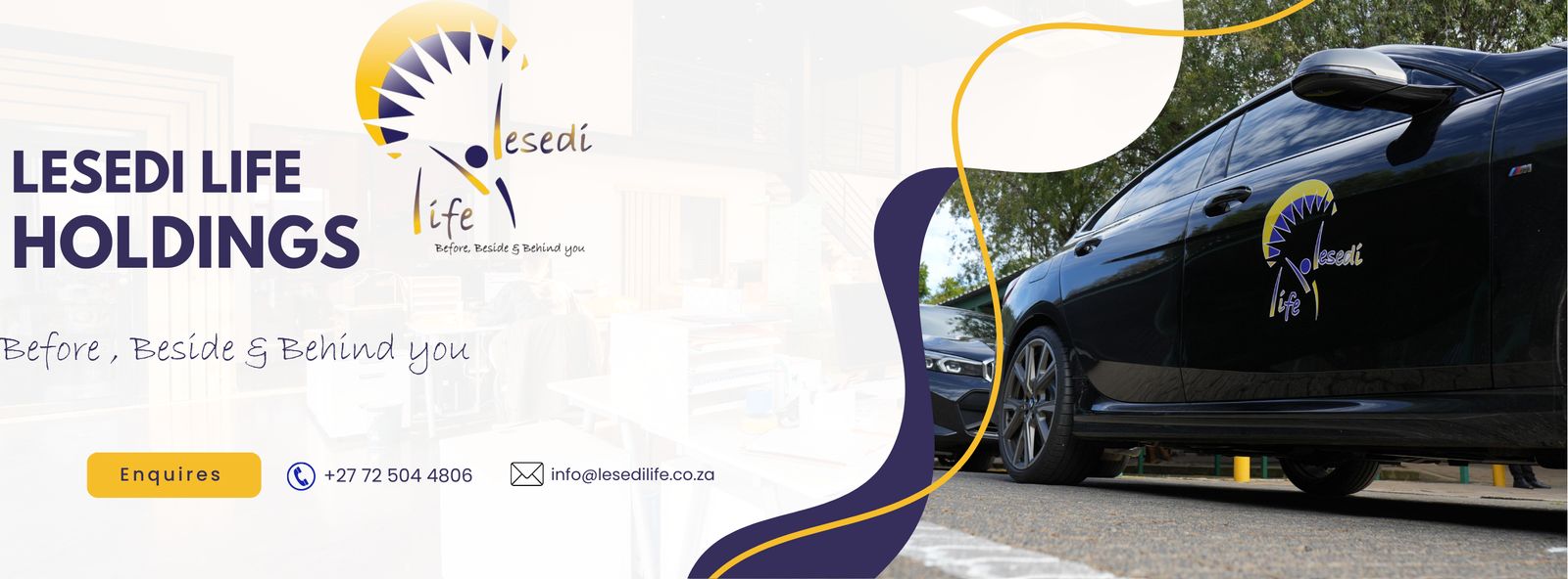 Lesedi funeral arriving with car in Kroonstad, Free State